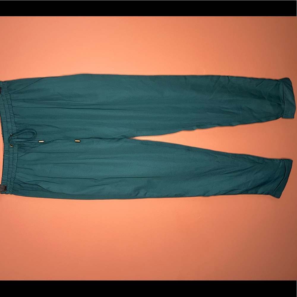 Chiffon Drawstring Pants - Picture 2 of 5
